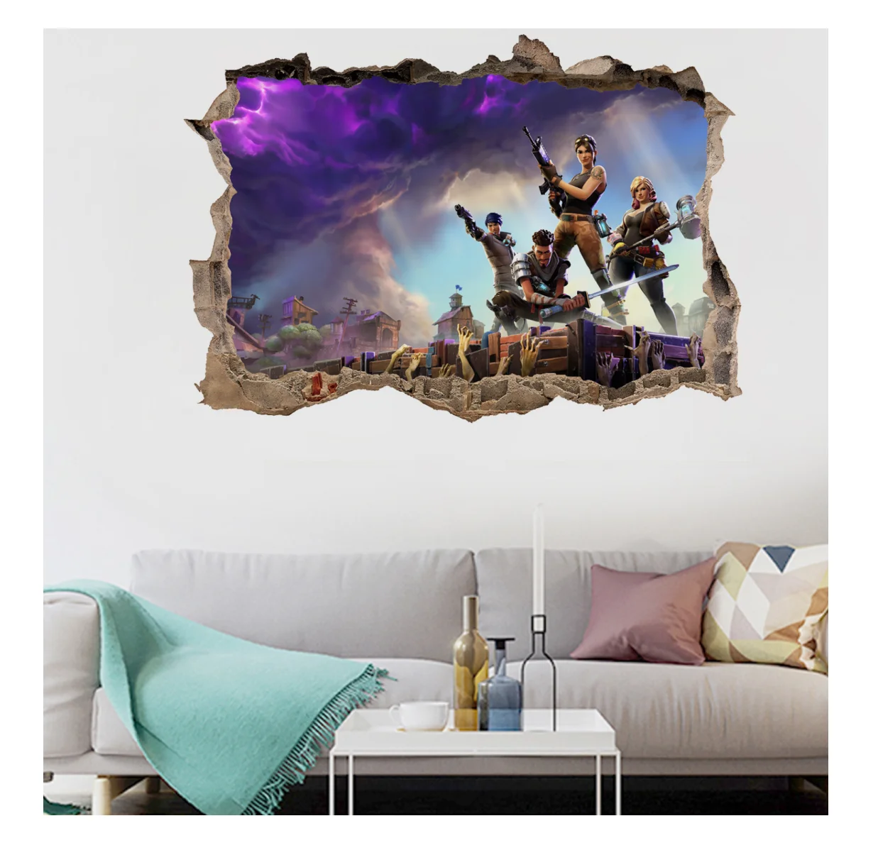 Лидер продаж, пользовательские 3d наклейки на стену, украшения для оптовой продажи