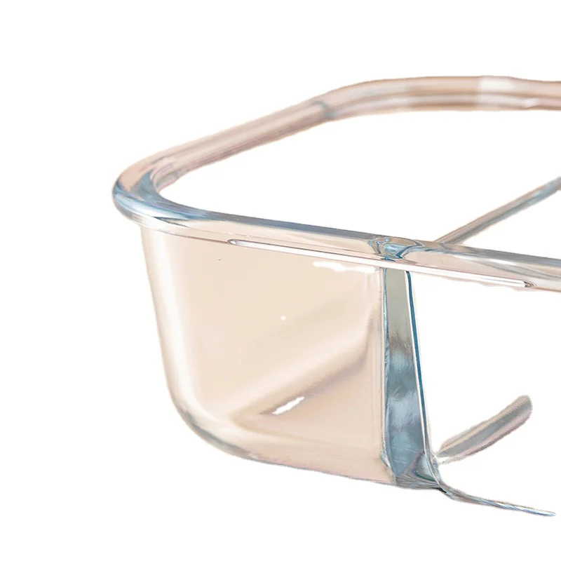 Kitchen & Housewares Interlayer  Snacks Fruits Bowls Bamboo Lid Airtight Glass Boxes Food Borosilicate Glass Storage Containers