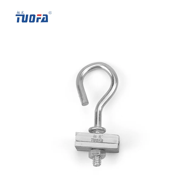 Hebei Q Span Clamp with Pigtail Bolt applied Wire Clamps relieve tension Controlled galvanized