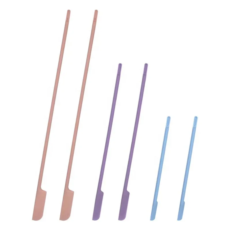 Шпатель для крема, силиконовый шпатель для красоты и кухни, силиконовый шпатель для макияжа, силиконовая бутылка, скребок, инструмент, разные цвета