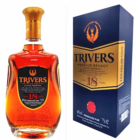 750ml Trivers Brandy 40%vol high quality competitive price accept bulk sale