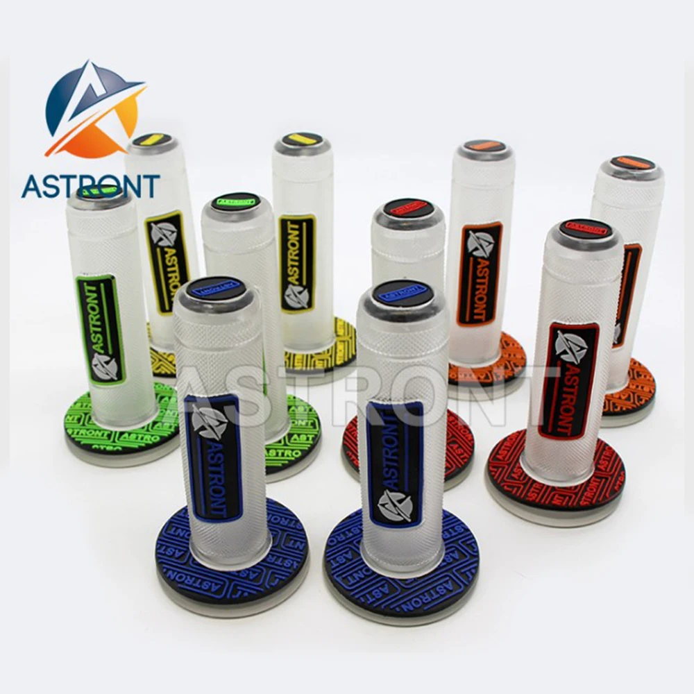 
Motocross Universal Hand Grips Transparent Handle Rubber Motorcycle Modification Classic Parts Motorcycle Handlebar Wholesale 