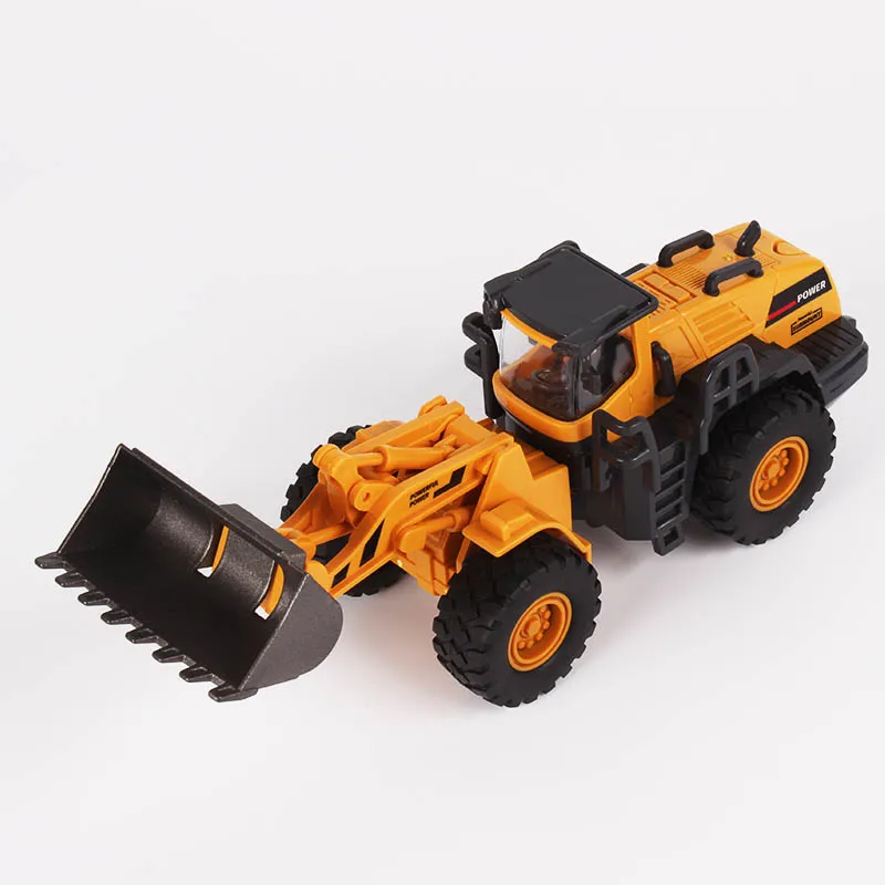 Zinc Metal Die cast Engineering Vehicles Demolition Dozer Bulldoze Toys Inertial Alloy Loader Vehicle Truck Toy for kids