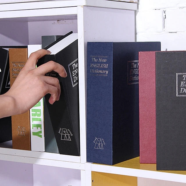 Твердая имитация индивидуальная книга безопасная прочная секретная сейф с комбинированным замком для ювелирных изделий денег