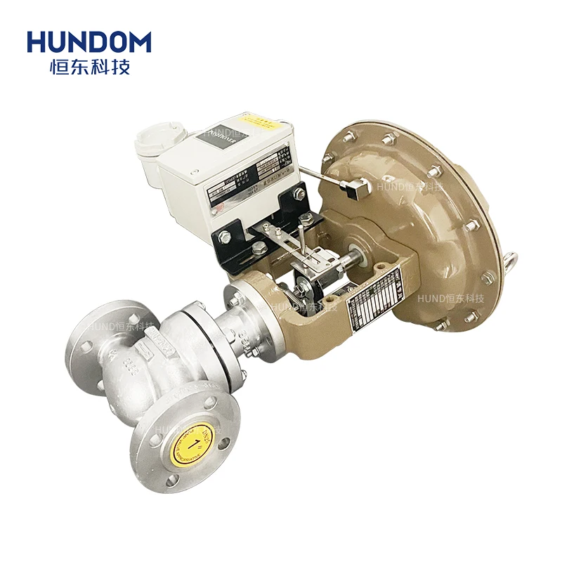 Stainless steel industry pneumatic pressure regulator single Single seated air pneumatic control valve