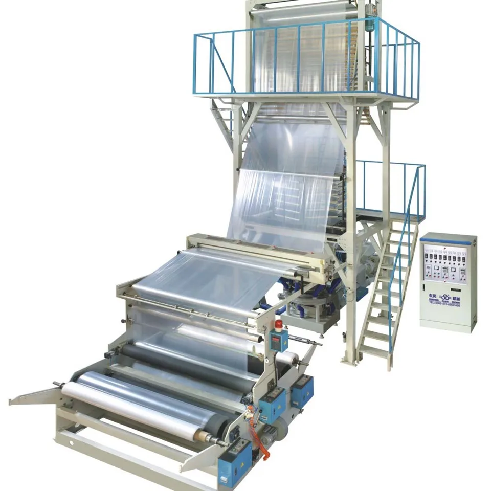 High Speed  Plastic Bag Blow Film Machine/blown Film Extruder/plastic Blowing Machine Price