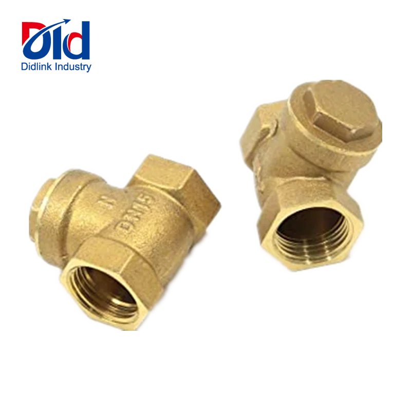 DN50 с внутренней резьбой WOG200 латунный горизонтальный обратный поворотный клапан ручной штекер изготовленный