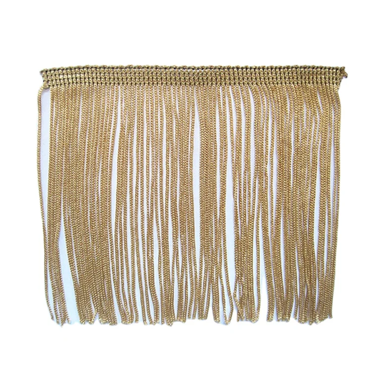 5 INCH RAYON CHAINETTE FRINGE; HIGH QUALITY LAMPSHADE TRIM