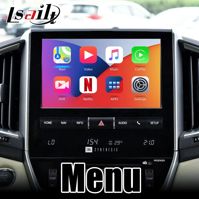 
PX6 4+64GB Lsailt CarPlay and Android video interface included YouTube, Netflix for Land Cruiser 2014-21 LC200 