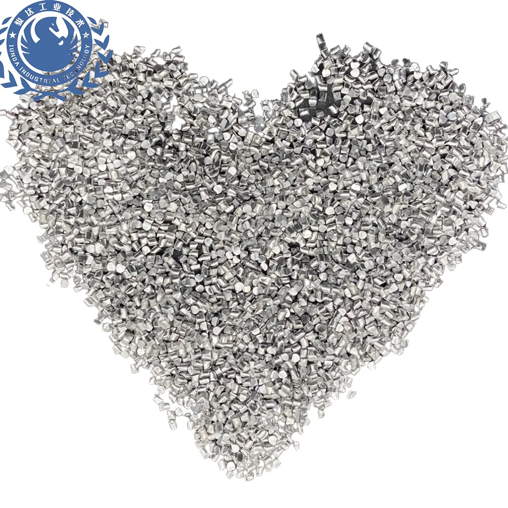 Quality assurance Factory Price  99% pure aluminum shot0.0.6mm 1.0mm 2mm for shot blasting Aluminum Cut Wire shot