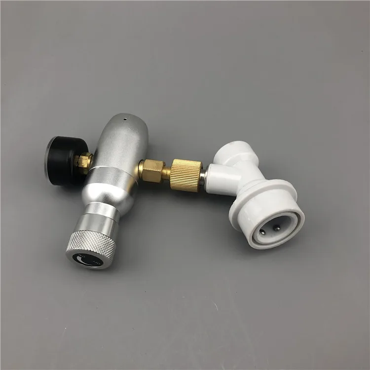 6L New Stainless steel Ball Lock Cornelius Style Beer OB Keg With Draft Beer Tap and Co2 Regulator Homebrew Set