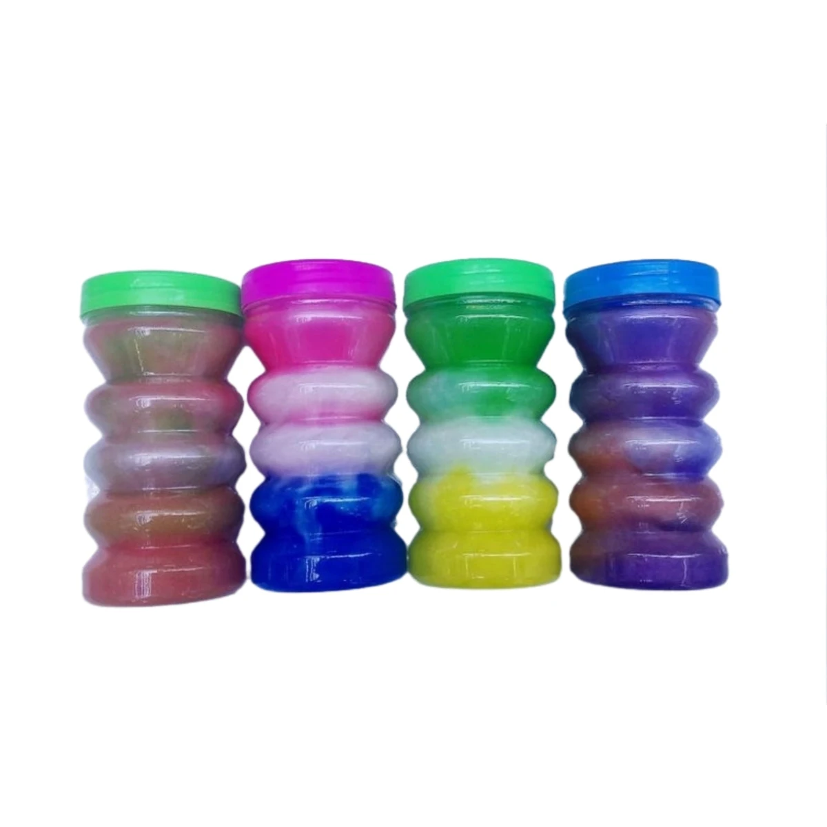 New spiral bottle pearl crystal mud Non-toxic Clear Slime Little Torch Motorcycle slime