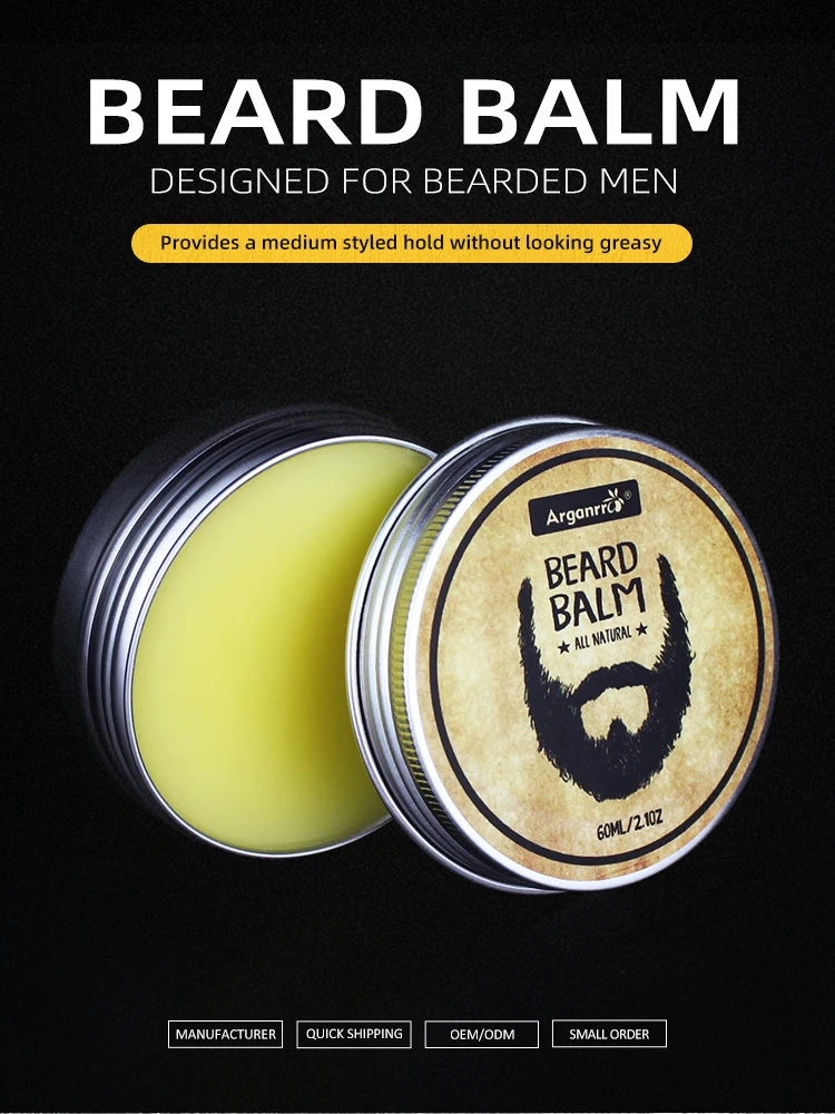 BARBERPASSION private label soften moisturize frizzy organic beard balm 100% organic