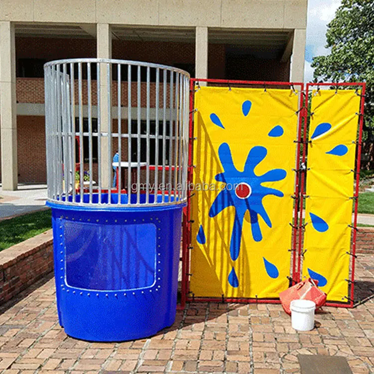 Outdoor cheap inflatable water dunk tank games for sale