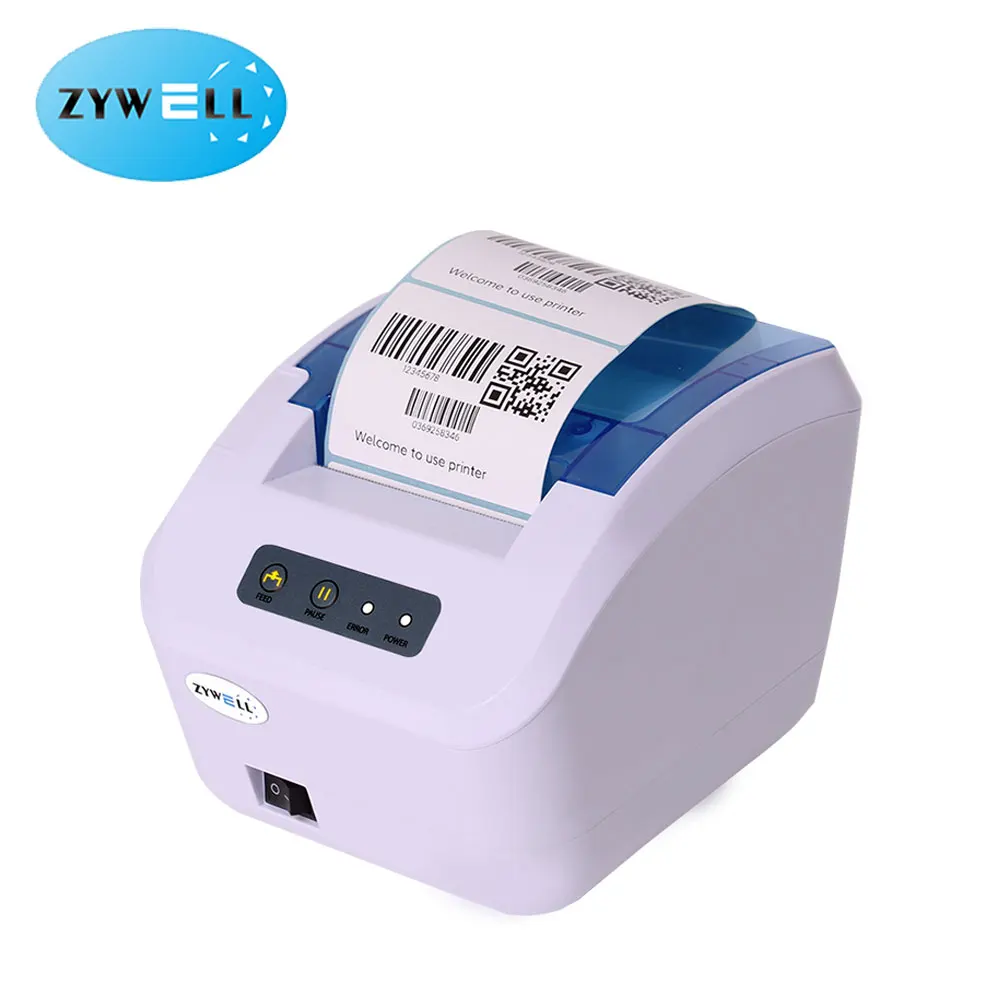 Тепловой друкарка этыкетак zy609 с драйвером принтера 80 мм бескраскового usb bluetooth принтер этикеток для печати