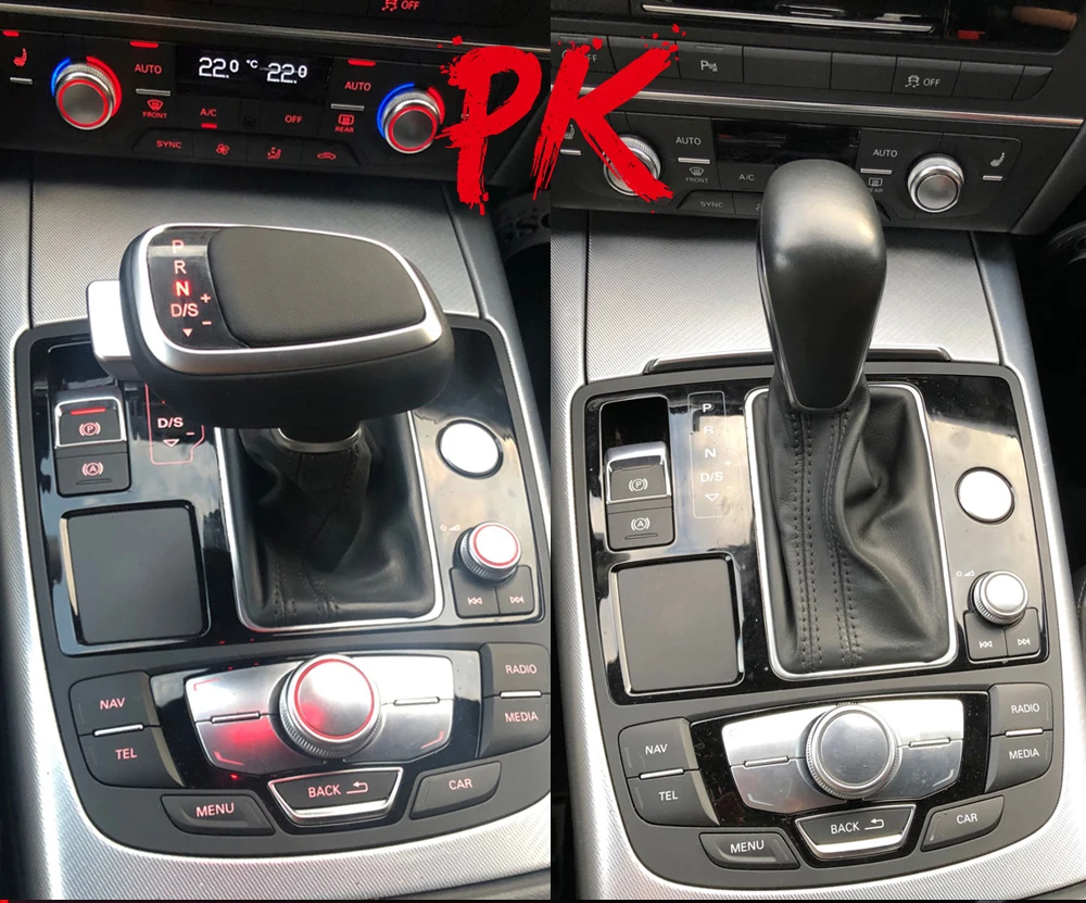 A7A3A6Q3S3s5 электронная ручка переключения передач автоматическая Модифицированная светодиодная подсветка рычаг с подсветкой для
