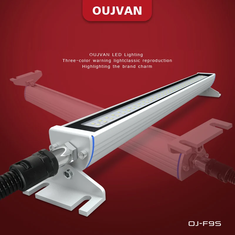 Factory Supply 24V/220V Explosion-Proof Tubular Lighting Led Work Lamp Cnc Machine Tool Lights