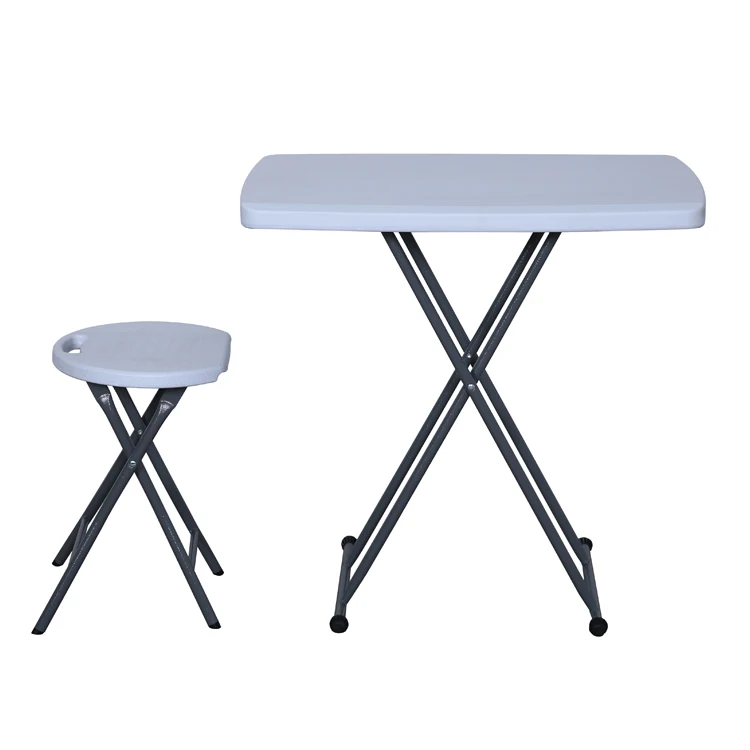 Outdoor blow mold adjustable computer folding table for children