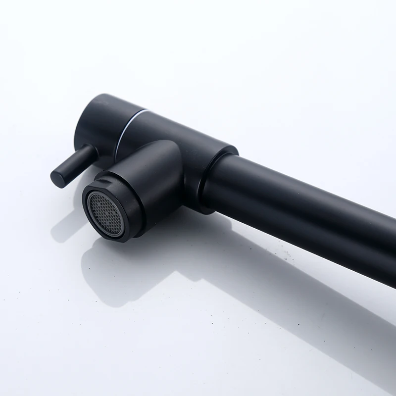 New Product Pull Out Spray Kitchen Sink Faucet 201 Stainless Steel Faucet  Contemporary Style Manufactures