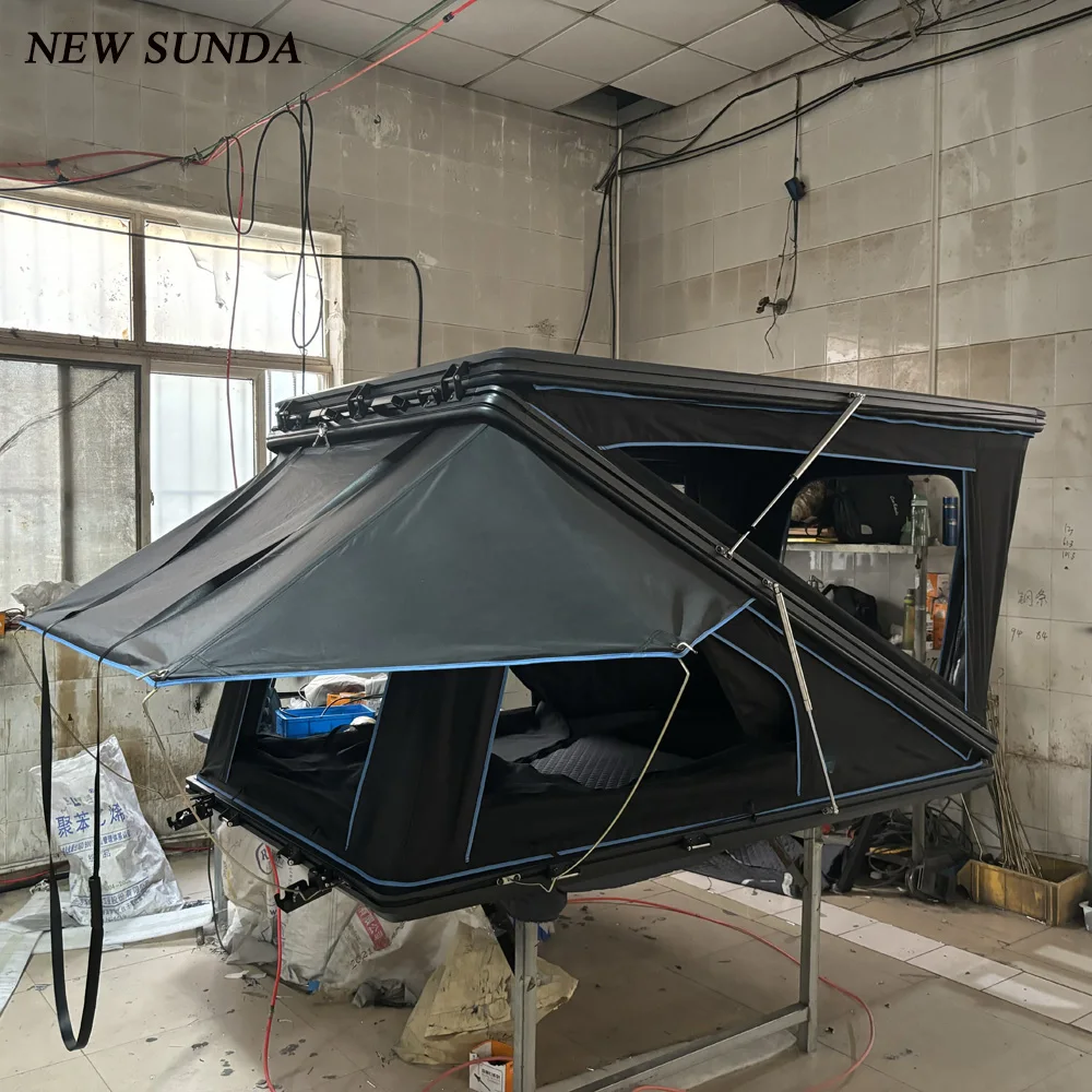 Z Shape Family Camping 4x4 Waterproof Aluminum Shell Car Rooftop Tent Hard Shell Roof Top Tent