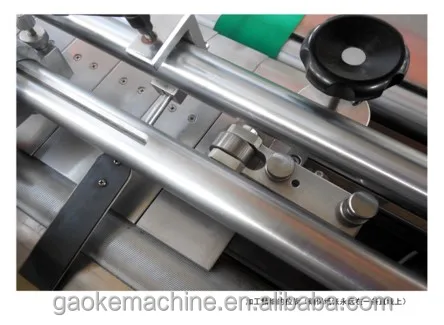 corrugated paper gift wine box chain knife water based glue film laminating machine(LZFM-1080MC)