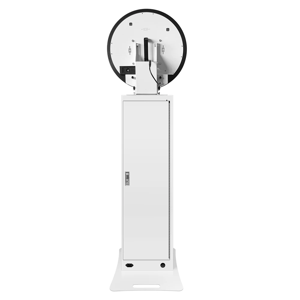 2024 Large Magic Mirror  photo booth 4 person with Colorful led Light and Props 37 inch LCD Ipad photo booth