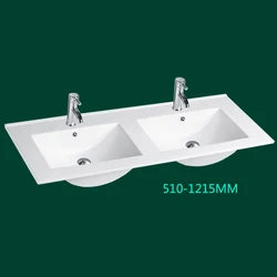 Washbasin New Italian Design Sanitary Ware Bathroom Furniture Double Wash Basin Sink