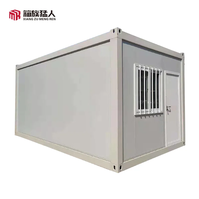 New Arrival 20ft Tiny Mobile Modular Prefab Flat Pack Container House Modern Steel Home with  Sandwich Panel Design