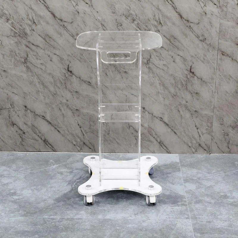 Wholesale Salon Station Aesthetic carts Ems Slimming Equipment trolley Cart White Portable laser machine esthetic trolley cart