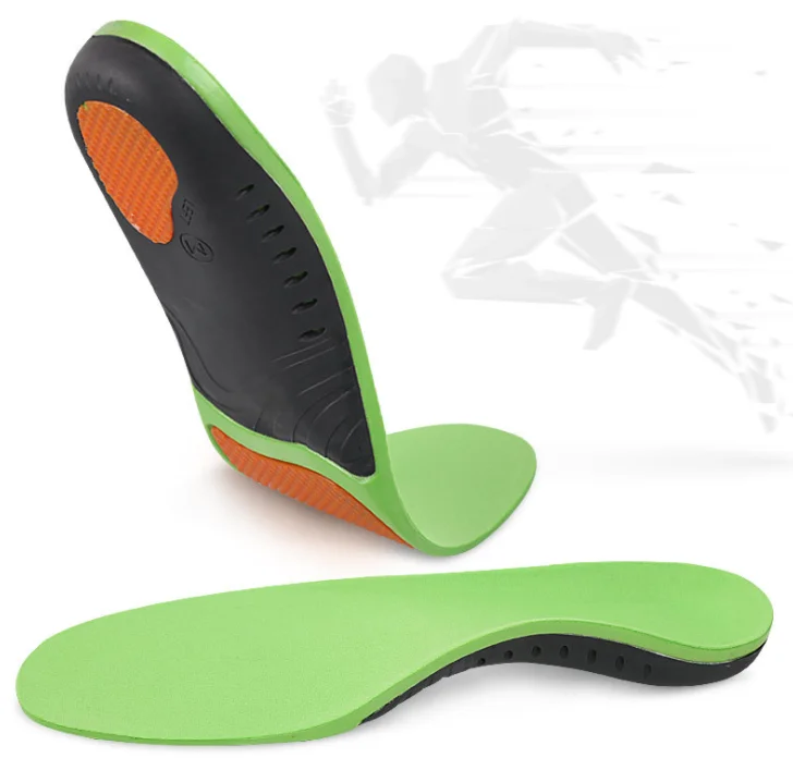 Men Women Flat Foot Orthotic Insole Anti-slip Arch Support Insert Shock Absorption Massage Sports Full Pad