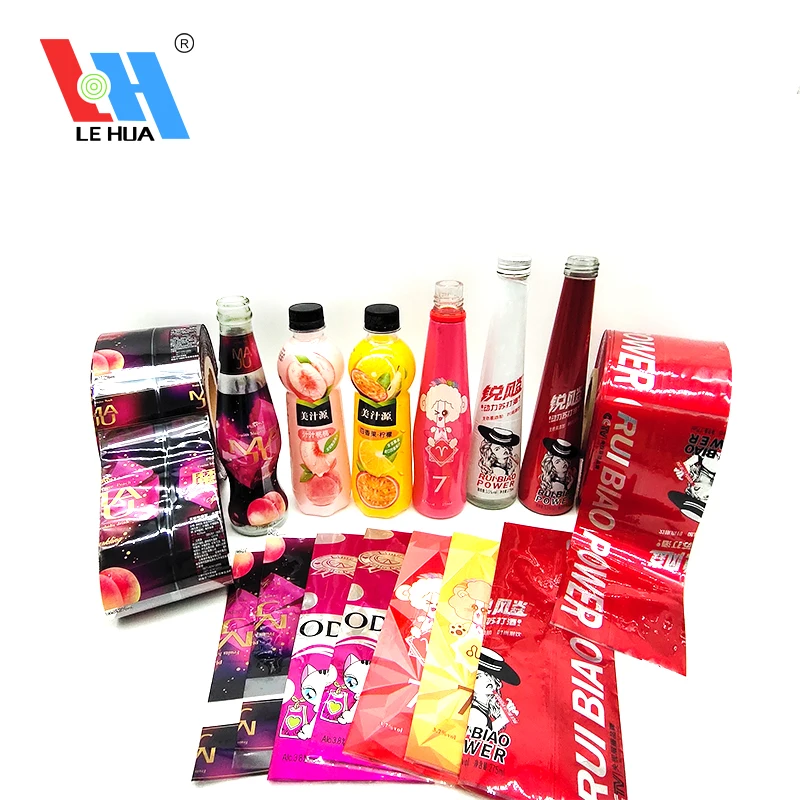 High Quality PVC Heat Shrink Sleeve Label Custom Printed Waterproof Oil Proof for Soft Drinks Juice Coffee Wine Whisky Soda