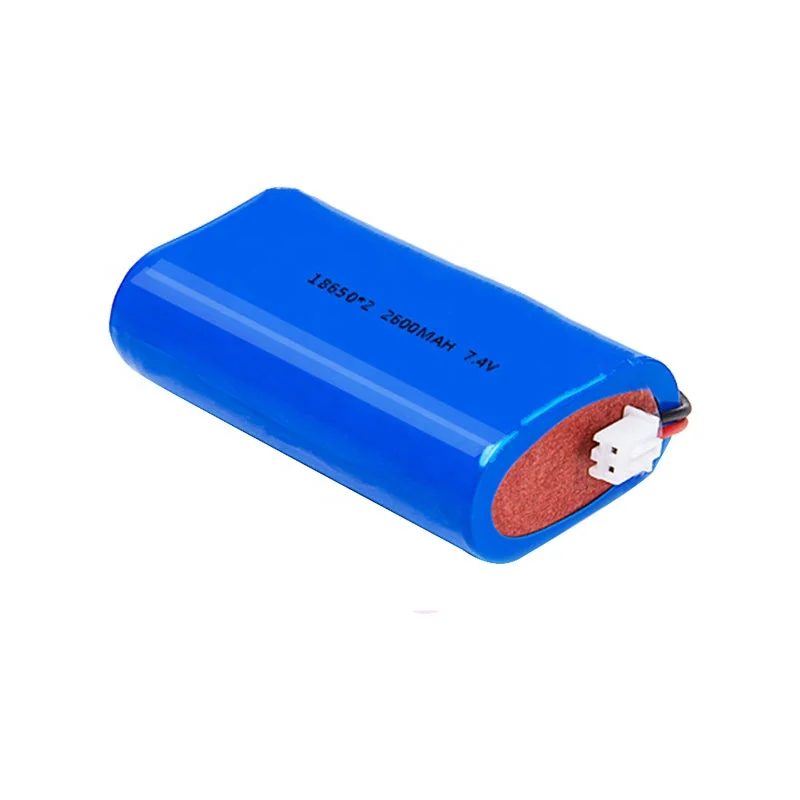 Customized Lithium Li Ion Battery 18650 7.4v Battery Pack 2200mah Rechargeable Lithium Battery