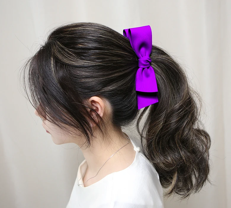 Neoprene clip hairpin made in Korea Best selling ribbon clip hairpin is very strong and sophisticated Bulk order available
