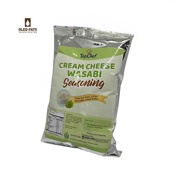 wholesale Top chef Cream cheese wasabi 40x250g per carton produce in Philippines