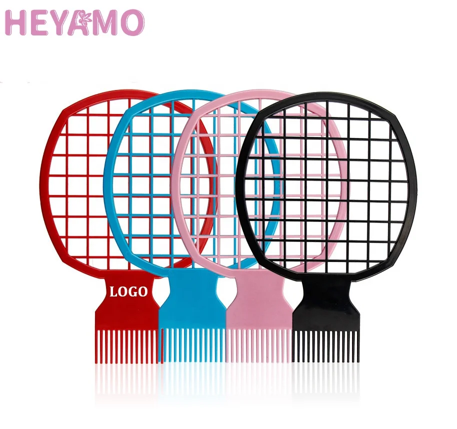 HEYAMO Barbershop Sac Product Kinky Curly Hair Afro Comb Braids For African Hair Styling Dreadlocks Twist Comb Afro Curls Peines
