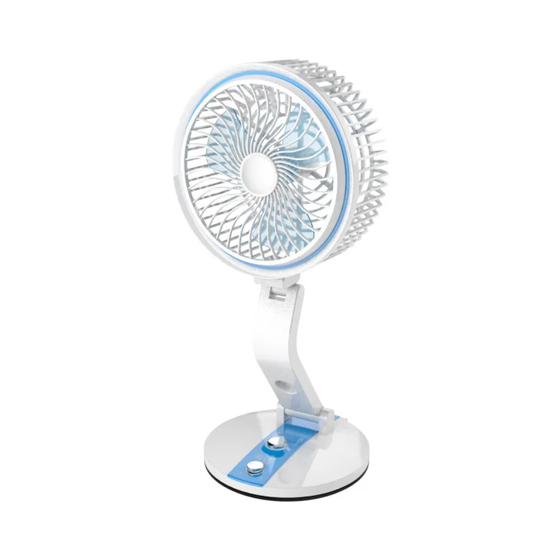Hot Sale Home Office Rechargeable Table Multi Functional Personal Space usb Mini Portable fan with led light