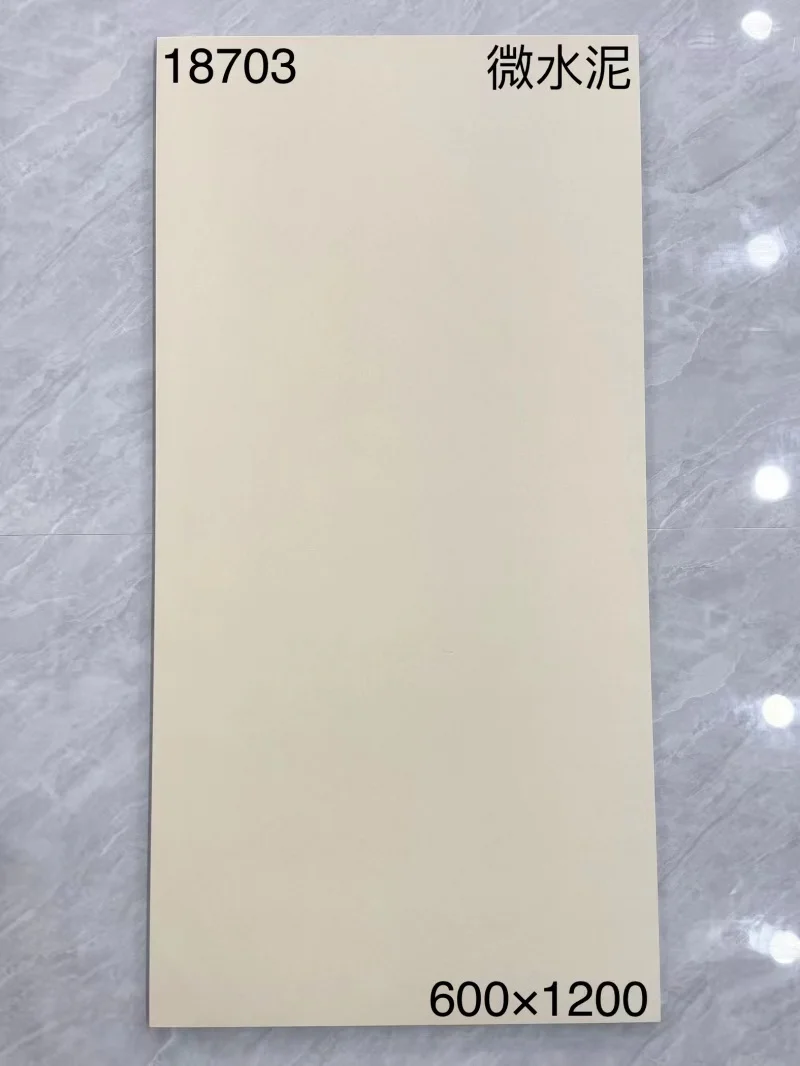 Modern Rustic 60x120 Pure Black Ceramic Flooring Tile Antibacterial and Wear-Resistant for Hotel & Room Use