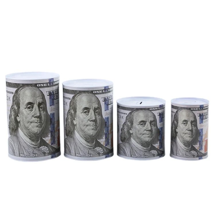 High quality money tin metal coin bank custom custom money tin box