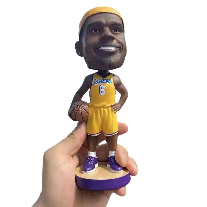 Promotion Custom Oem Made High Quality Sports Basketballer Sport 3d Bobblehead Figurine Custom basketball Bobble Head