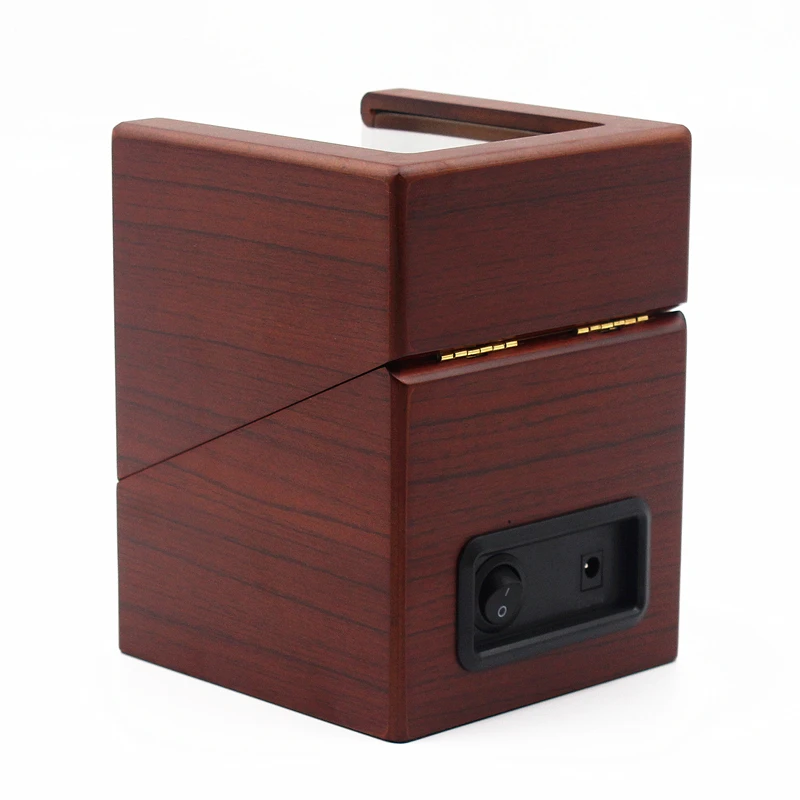 China plant OEM watch box motor piano finishing single rechargeable battery automatic watch winder box