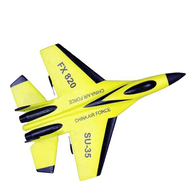 Amiqi Fx820 2.4G 2Ch Electric Aeroplan Remote Control Fighter Plane Flying Toys Fighter Jet Plane Avion Control Remoto Airplane