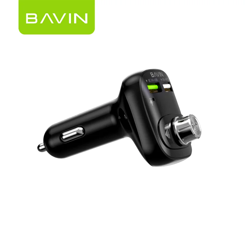 Бавин BM-02 автомобильный fm-передатчик Bluetooth аудио приемник BT адаптер 5 0 Dual USB QC3.0 быстрое зарядное устройство автомобиля MP3 плеер