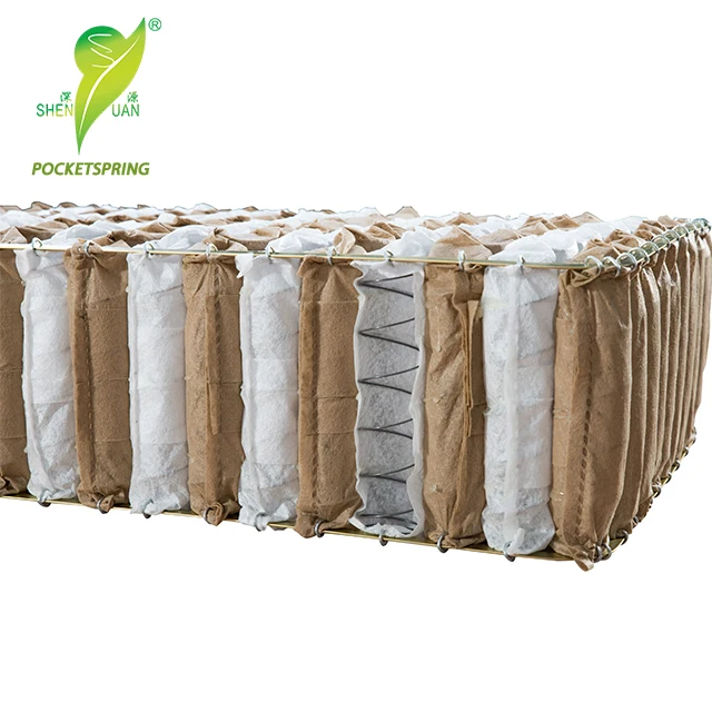 Customized High Quality 7 Inch Height Mattress King Size Mattress Queen Pocket Spring