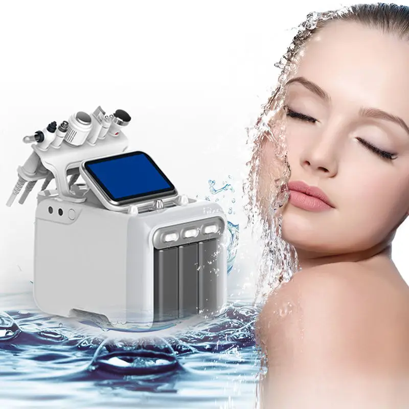 6 in 1 H2O2 Hydro Microdermabrasion Hydra Oxygen Aqua Crystal Dermabrasion Machine