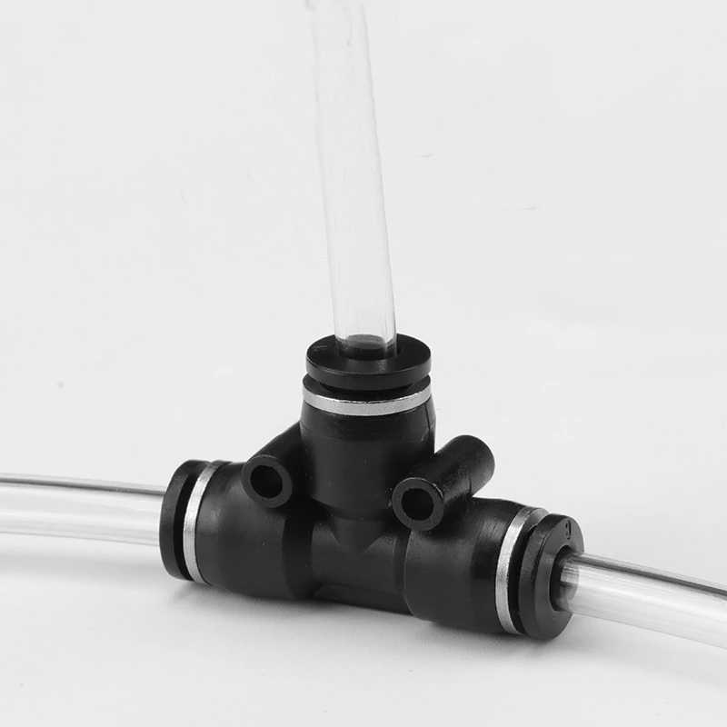 aquarium 3 way co2 diy system 6mm air tube pipe joint Splitter