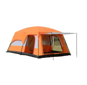 2022 Season Hot-Selling Outdoor Tent Two-Room One-Hall Family Rain-Proof Multi-Person Field Camping Tent