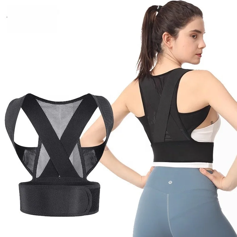 Paides Technology  Strong Traction and Adjustable Upper Back Brace Breathable Back Straightener for Women and Men
