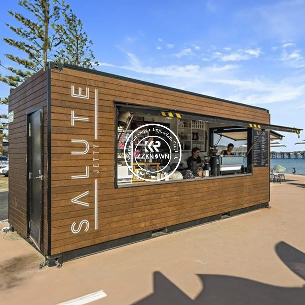2024 Mini Pop Up Shop 10ft 20ft Shipping Container Bakery Coffee Shop Restaurant Modular House With Kitchen