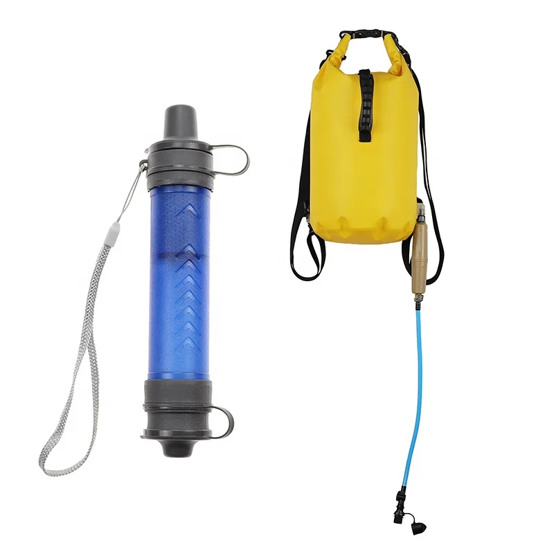 Portable Water Filter Straw Mini Water Filter Outdoor Kits Water Filter Straw For Camping Hiking Backpacking And Travel