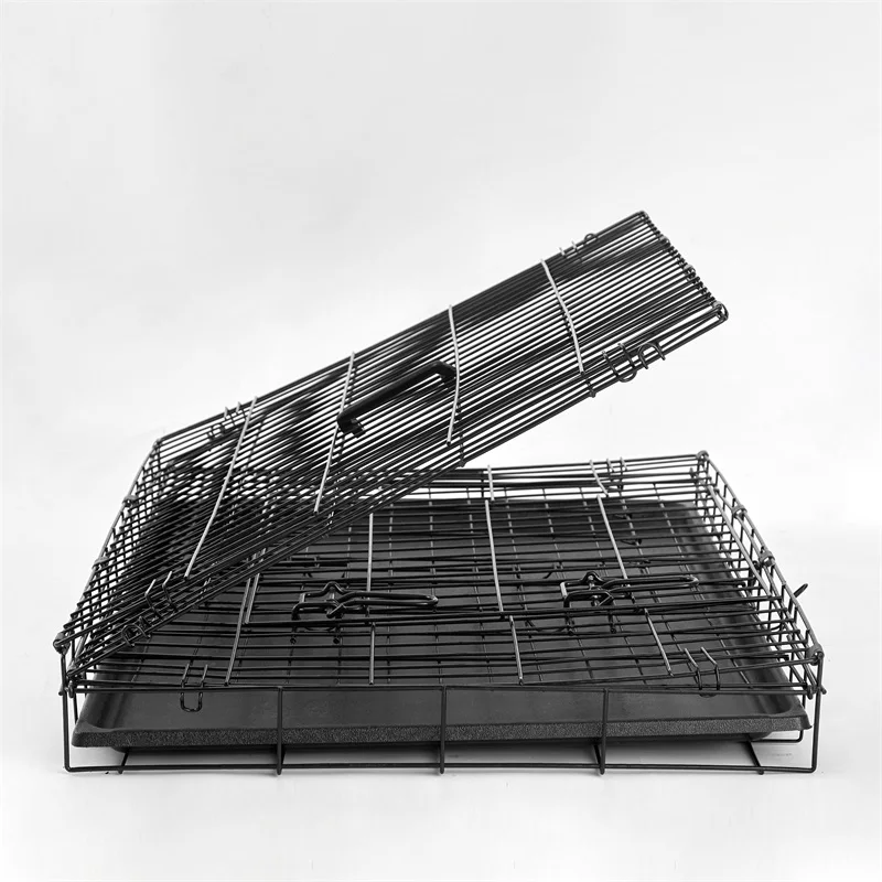 factory direct sale multi size single double doors dog crate metal wire big kennels dog cage xxl 42 inch design